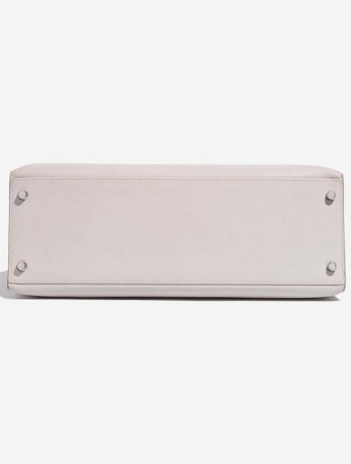 Pre-owned Hermès bag Kelly Flat 35 Swift Rose Dragee Pink, Rose Bottom | Sell your designer bag on Saclab.com