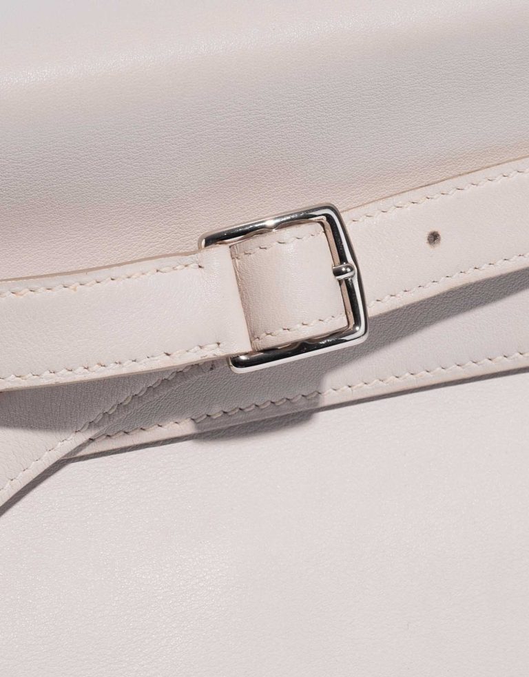 Pre-owned Hermès bag Kelly Flat 35 Swift Rose Dragee Pink Front | Sell your designer bag on Saclab.com