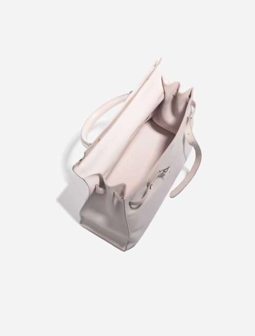 Pre-owned Hermès bag Kelly Flat 35 Swift Rose Dragee Pink, Rose Inside | Sell your designer bag on Saclab.com