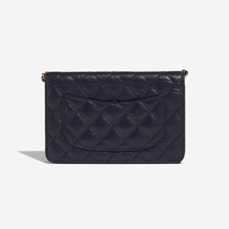 Pre-owned Chanel bag 2.55 Reissue WOC Aged Calf Navy Blue Blue Back | Sell your designer bag on Saclab.com