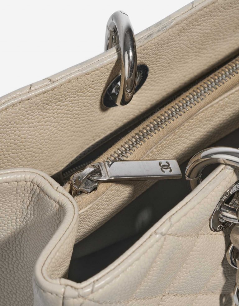 Chanel Shopping Tote GST Caviar Cream Closing System | Sell your designer bag