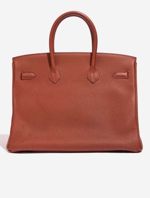 Pre-owned Hermès bag Birkin 35 Togo Cuivre Brown Back | Sell your designer bag on Saclab.com