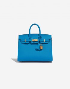 Pre-owned Hermès bag Birkin 25 Epsom Blue Frida Blue | Sell your designer bag on Saclab.com