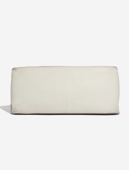 Pre-owned Hermès bag Jypsière 34 Clemence Beton White Bottom | Sell your designer bag on Saclab.com