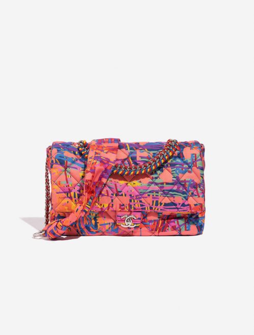 Pre-owned Chanel bag Timeless Maxi Nylon Graffiti Multicolour Front | Sell your designer bag on Saclab.com
