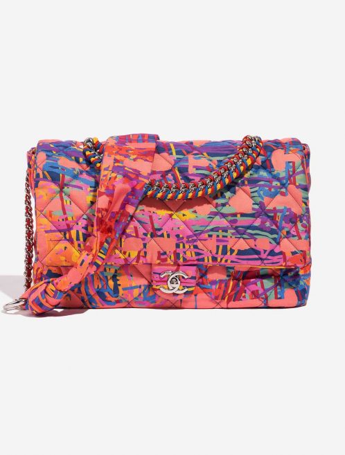 Pre-owned Chanel bag Timeless Maxi Nylon Graffiti Multicolour Front | Sell your designer bag on Saclab.com