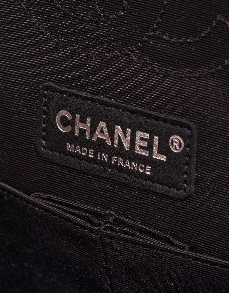 Pre-owned Chanel bag Timeless Medium Tweed Black / Multicolour Black, Multicolour Logo | Sell your designer bag on Saclab.com