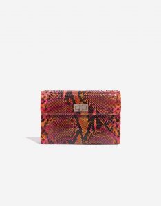 Pre-owned Chanel bag 2.55 Reissue Clutch Python Multicolour Multicolour, Orange, Pink Front | Sell your designer bag on Saclab.com
