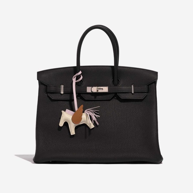 Pre-owned Hermès bag Rodeo Pegasus PM Milo Craie / Mauve Sylvestre / Gold Beige Detail | Sell your designer bag on Saclab.com