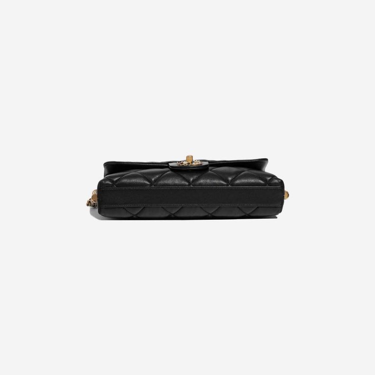 Pre-owned Chanel bag Timeless Flap Bag Medium Lamb Black Black Bottom | Sell your designer bag on Saclab.com