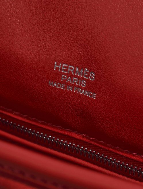 Pre-owned Hermès bag Berline 28 Swift Rouge Tomate Red Logo | Sell your designer bag on Saclab.com