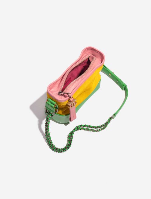 Pre-owned Chanel bag Gabrielle Small Calf / Suede Multicolour Multicolour, Yellow Inside | Sell your designer bag on Saclab.com