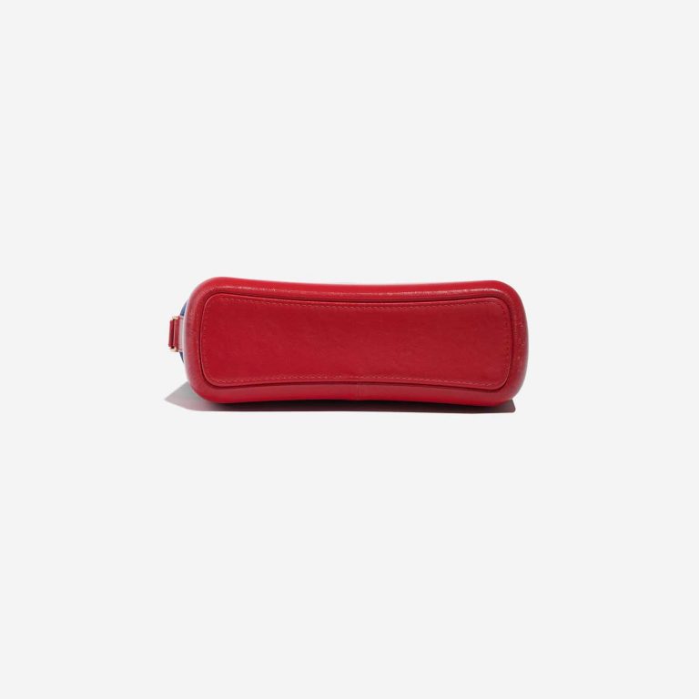 Pre-owned Chanel bag Gabrielle Medium Calf / Suede Blue / Red / Yellow Blue, Multicolour Bottom | Sell your designer bag on Saclab.com