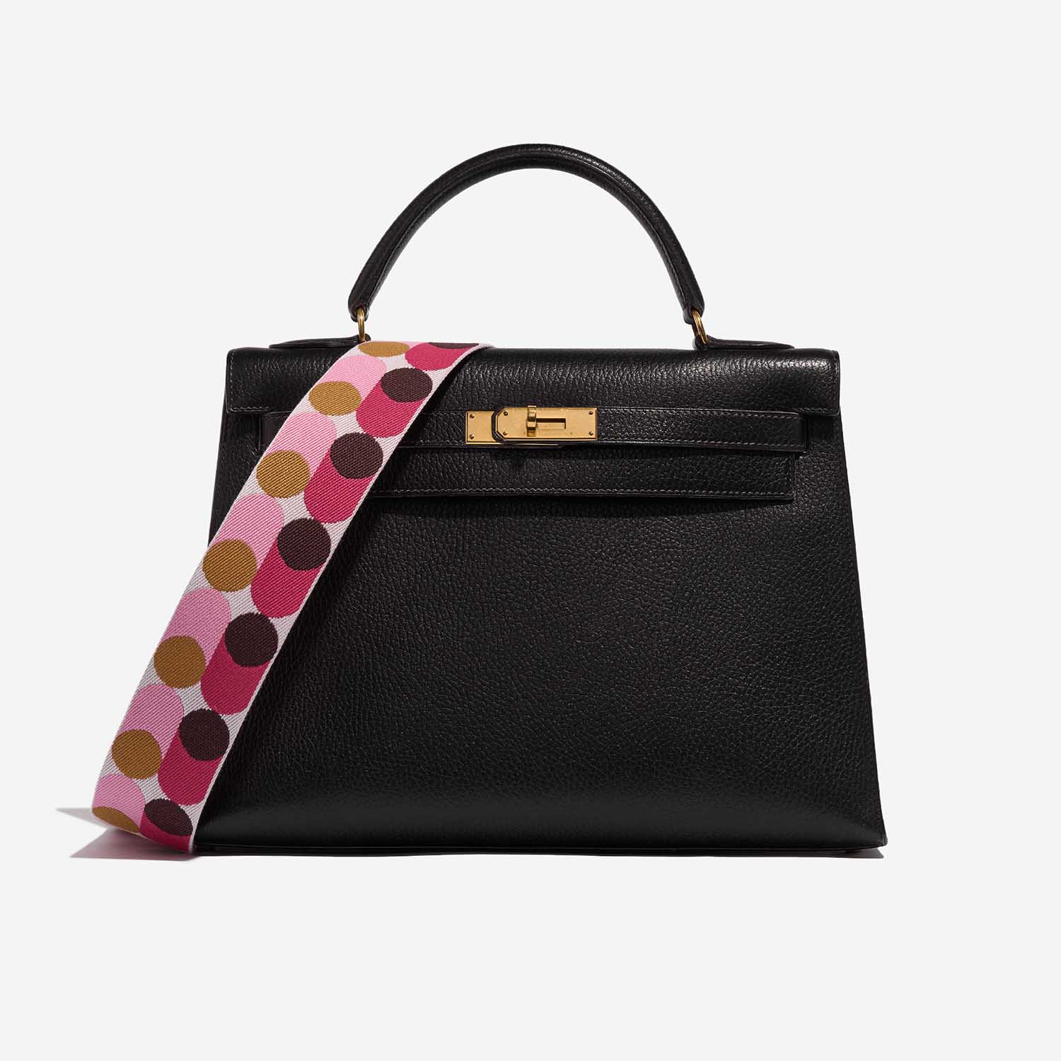 バッグストラップ Sangle Flipperball ◆エルメス◆全3色◆人気 Hermès Sangle Flipperball Strap Canvas Framboise / Pink