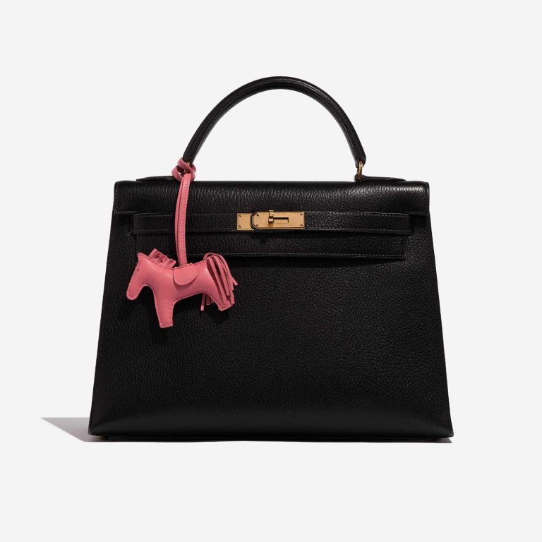 Pre-owned Hermès bag Rodeo PM Milo Rose Azalee Rose Detail | Sell your designer bag on Saclab.com