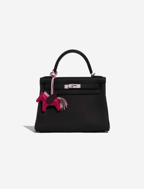 Pre-owned Hermès bag Rodeo Pegase Milo Framboise / Rouge Sellier / Rose Sakura Pink Detail | Sell your designer bag on Saclab.com