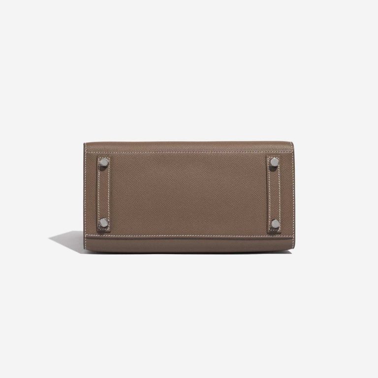 Pre-owned Hermès bag Birkin 25 Epsom Etoupe Brown Bottom | Sell your designer bag on Saclab.com