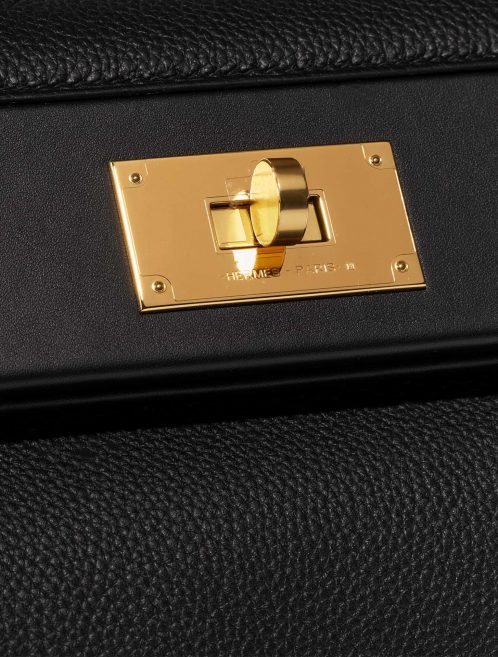 Pre-owned Hermès bag 24/24 29 Clemence Black Black Closing System | Sell your designer bag on Saclab.com