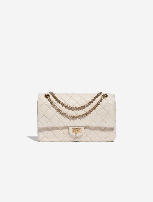 Pre-owned Chanel bag 2.55 Reissue 226 Calf Beige Beige Front | Sell your designer bag on Saclab.com