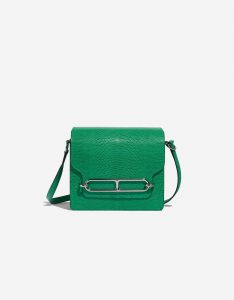 Sac Hermès d'occasion Roulis 18 lézard Vert Menthe Green Front | Vendez votre sac de créateur sur Saclab.com