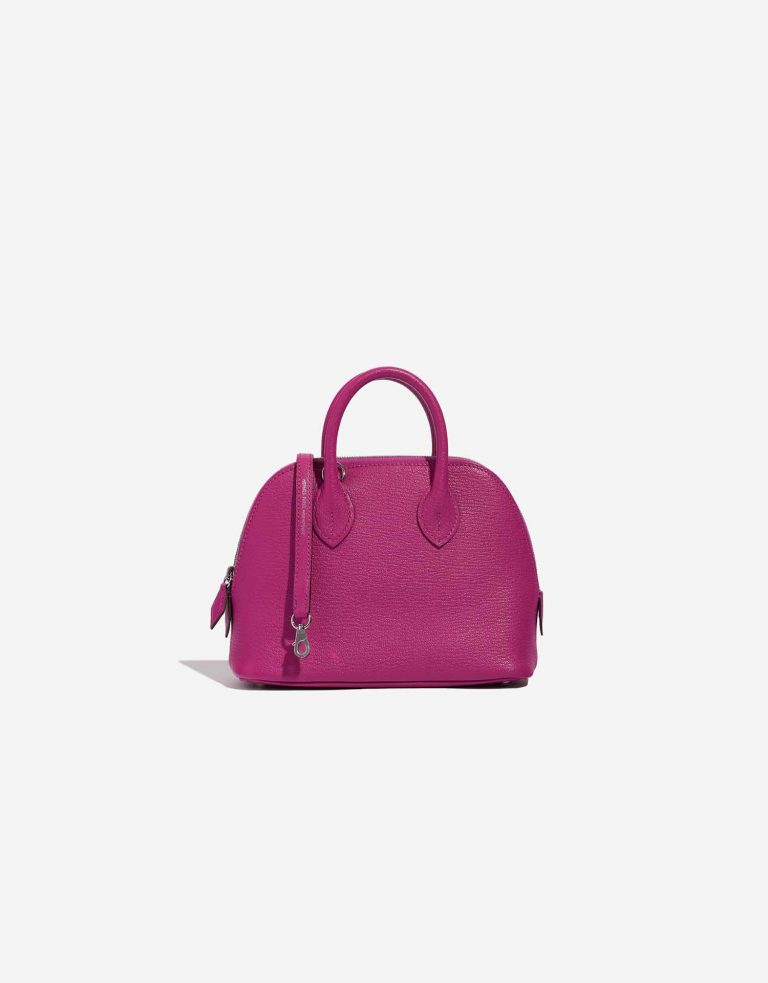 Pre-owned Hermès bag Bolide Mini 20 Chevre Mysore Rose Pourpre Pink Front | Sell your designer bag on Saclab.com