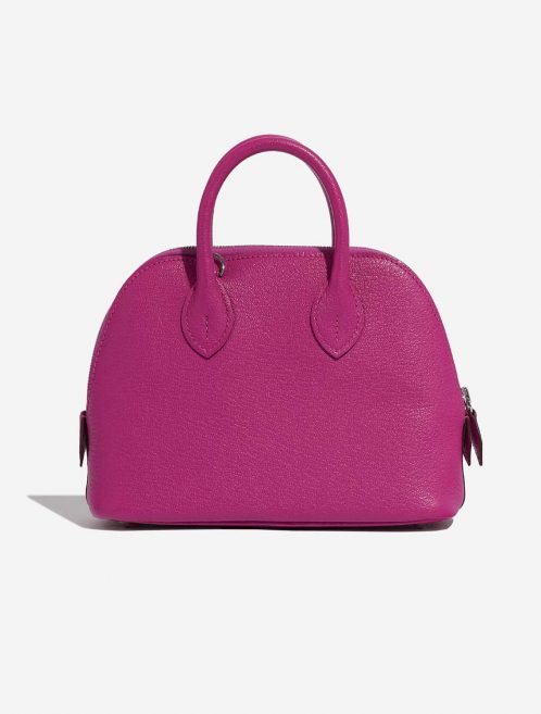 Pre-owned Hermès bag Bolide Mini 20 Chevre Mysore Rose Pourpre Pink, Violet Back | Sell your designer bag on Saclab.com