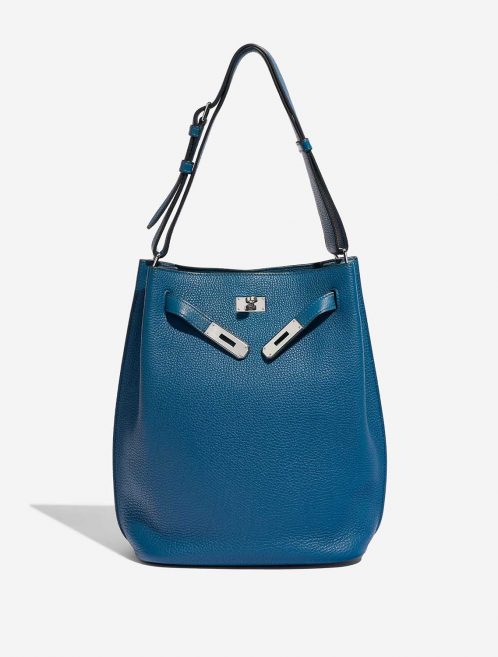 Pre-owned Hermès bag So Kelly 26 Togo Cobalt Blue Front Open | Sell your designer bag on Saclab.com