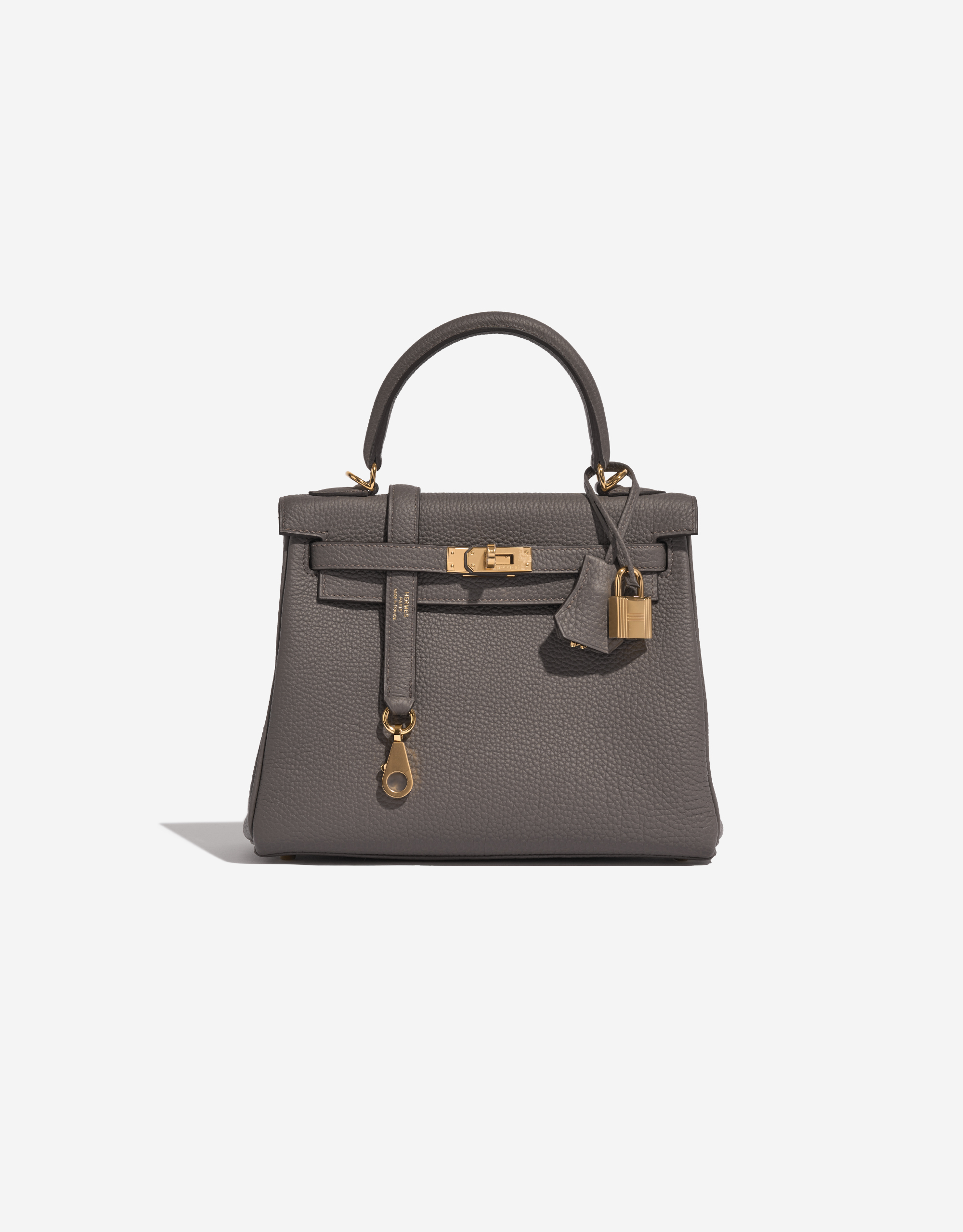 Hermès Kelly 25 Togo Gris Étain SACLÀB