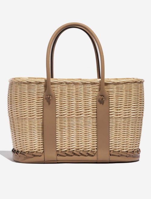 Pre-owned Hermès bag Garden Party Picnic 36 Osier / Barenia Chai / Beige Beige, Brown Front | Sell your designer bag on Saclab.com