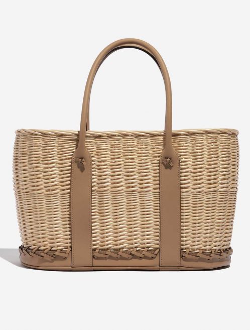 Pre-owned Hermès bag Garden Party Picnic 36 Osier / Barenia Chai / Beige Beige, Brown Back | Sell your designer bag on Saclab.com