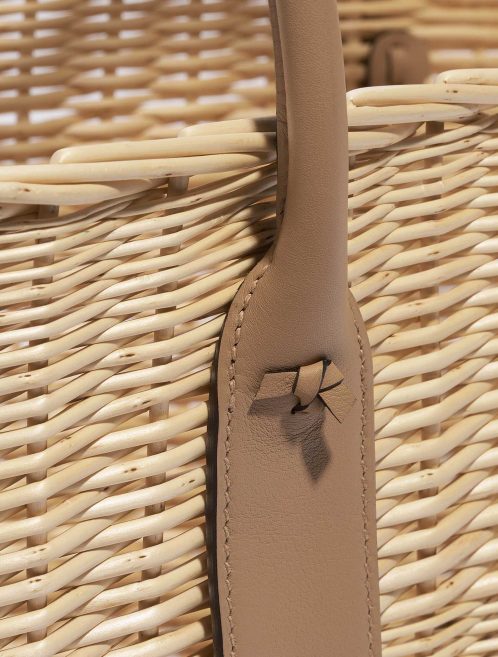 Pre-owned Hermès bag Garden Party Picnic 36 Osier / Barenia Chai / Beige Beige, Brown Closing System | Sell your designer bag on Saclab.com