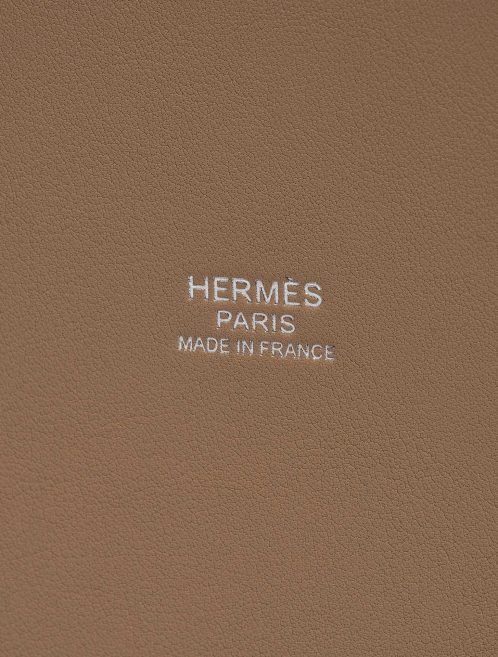 Pre-owned Hermès bag Garden Party Picnic 36 Osier / Barenia Chai / Beige Beige, Brown Logo | Sell your designer bag on Saclab.com