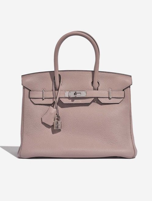 Pre-owned Hermès bag Birkin 30 Togo Glycine Beige Front | Sell your designer bag on Saclab.com
