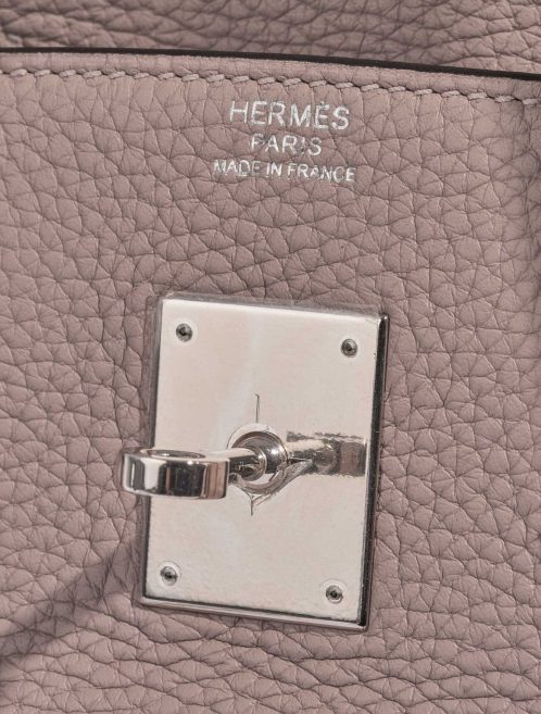 Pre-owned Hermès bag Birkin 30 Togo Glycine Beige Logo | Sell your designer bag on Saclab.com