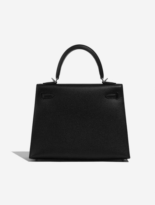 Pre-owned Hermès bag Kelly 25 Epsom Black Black Back | Sell your designer bag on Saclab.com