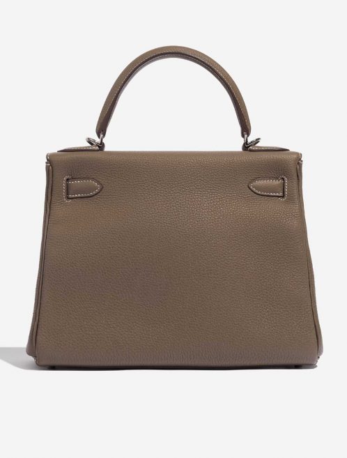 Pre-owned Hermès bag Kelly 28 Togo Etoupe Brown, Grey Back | Sell your designer bag on Saclab.com