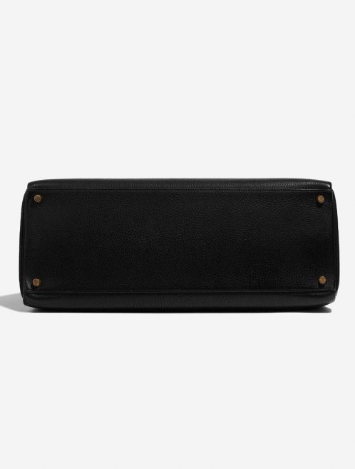 Pre-owned Hermès bag Kelly 40 Ardennes Black Black Bottom | Sell your designer bag on Saclab.com