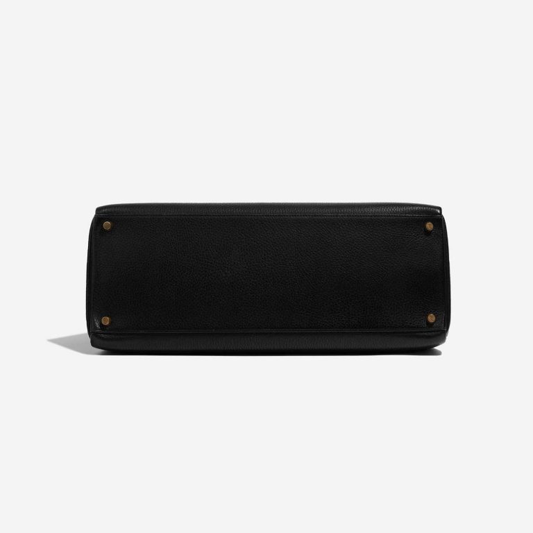 Pre-owned Hermès bag Kelly 40 Ardennes Black Black Bottom | Sell your designer bag on Saclab.com