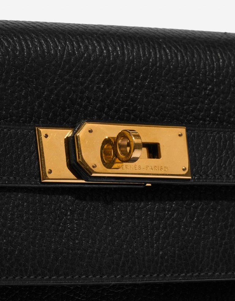 Pre-owned Hermès bag Kelly 40 Ardennes Black Black Closing System | Sell your designer bag on Saclab.com