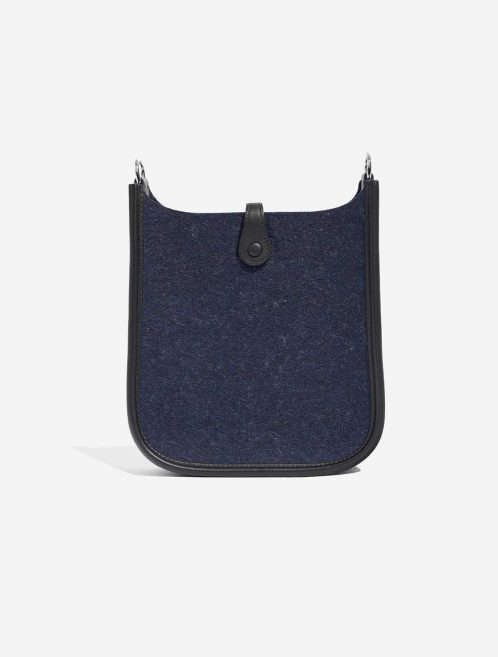 Pre-owned Hermès bag Evelyne 16 Swift / Felt Blue Nuit / Black Blue Back | Sell your designer bag on Saclab.com
