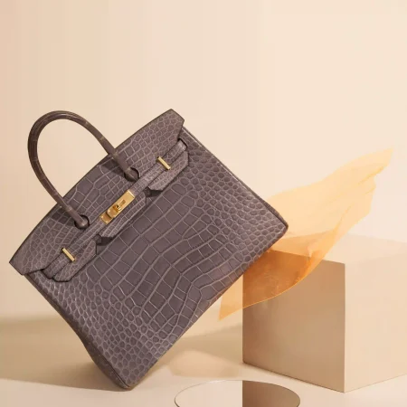 Hermès Birkin Bag Alligator Graphite
