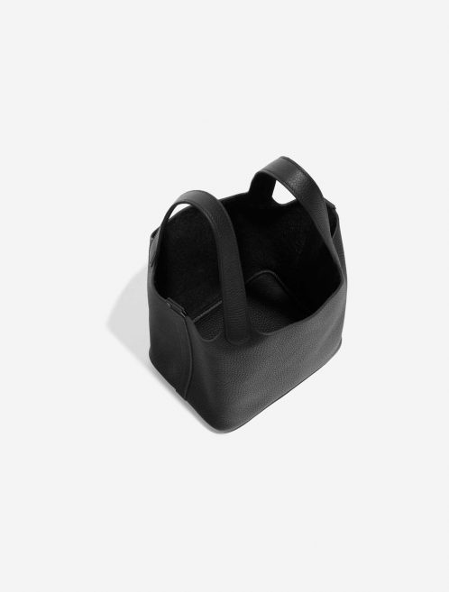 Pre-owned Hermès bag Picotin 18 Taurillon Clemence Black Black Inside | Sell your designer bag on Saclab.com