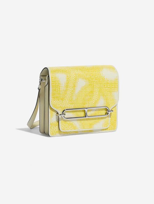 Hermès Roulis 18 Nata-Lime-JaunePoussin Side Front  | Sell your designer bag on Saclab.com