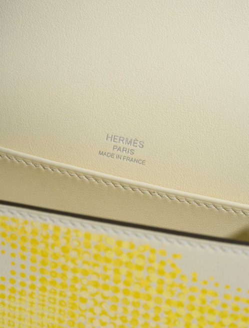 Hermès Roulis 18 Nata-Lime-JaunePoussin Logo  | Sell your designer bag on Saclab.com