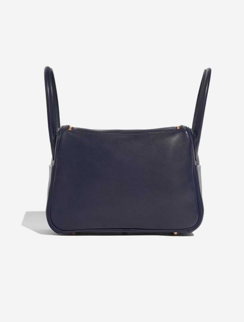 Pre-owned Hermès bag Lindy Touch 26 Veau Volupto / Crocodile Niloticus Blue Nuit / Blue Marine Blue Back | Sell your designer bag on Saclab.com