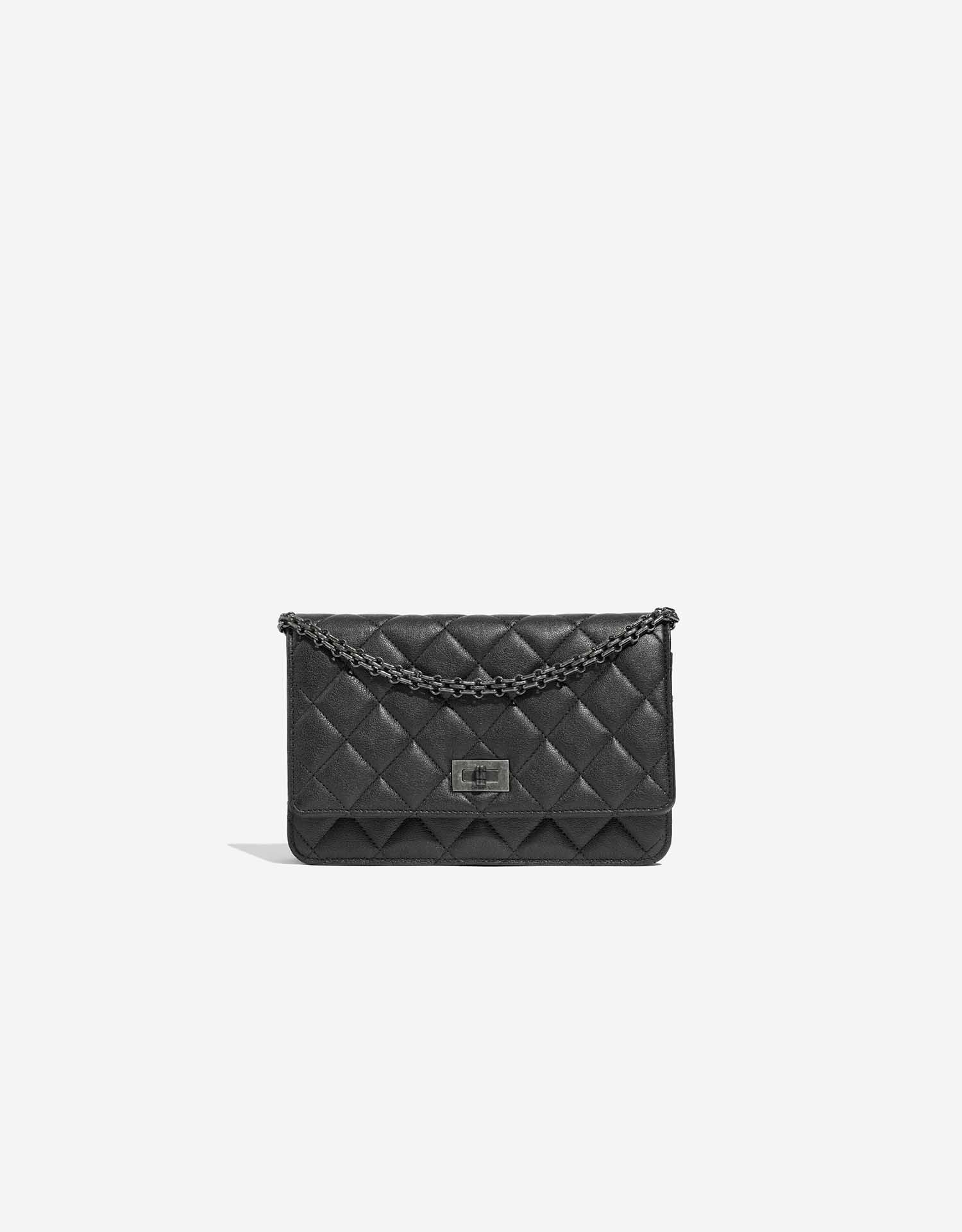 Chanel 2.55 Reissue WOC Lamb Anthracite | SACLÀB