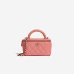 Pre-owned Chanel bag Vanity Small Coral Front | Sell your designer bag on Saclab.com