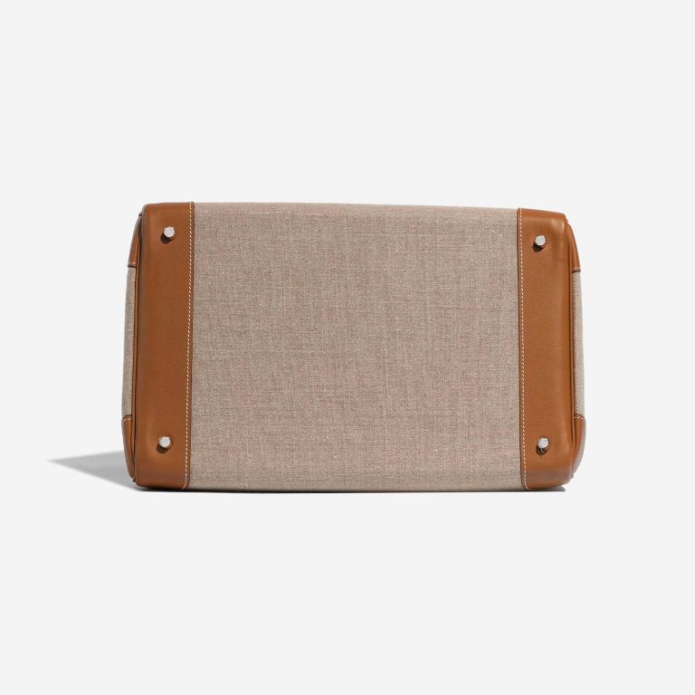 Pre-owned Hermès bag HautÀCourroies 40 Gold-Ficelle Bottom | Sell your designer bag on Saclab.com