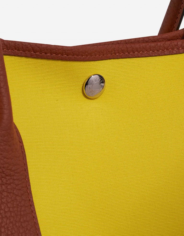 Pre-owned Hermès bag GardenParty 36 LimeNoisette Closing System | Sell your designer bag on Saclab.com