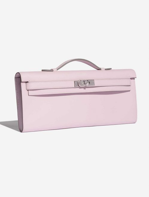 Pre-owned Hermès bag KellyCut Clutch MauvePale Side Front | Sell your designer bag on Saclab.com